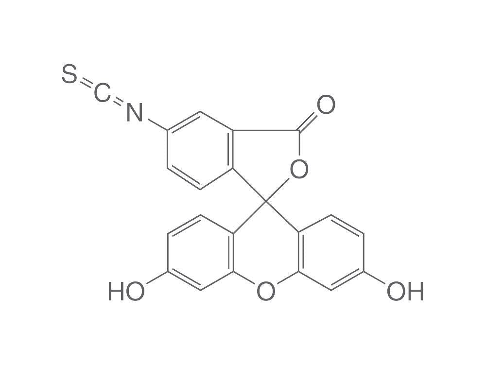 Fluorescein isothiocyanate Isomer I, min. 90 %, 100 mg, glass - Luminix Health