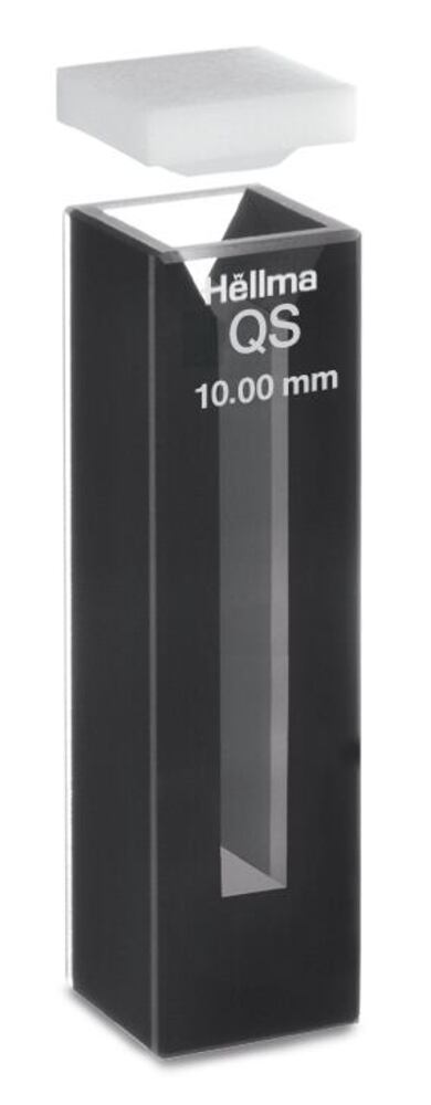 Hellma® semi-micro cell type 108B-QS, D=10 mm, 1000 µl, black