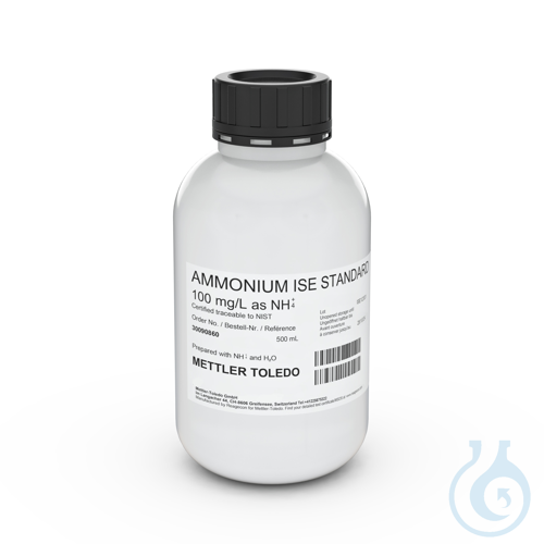 Image of ISE standard NH4 100 mg/L, 500mL - Luminix Health