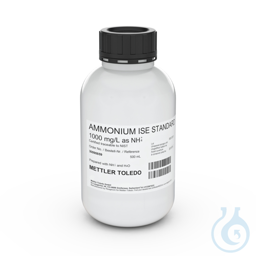 Image of ISE standard NH4 1000 mg/L, 500mL - Luminix Health