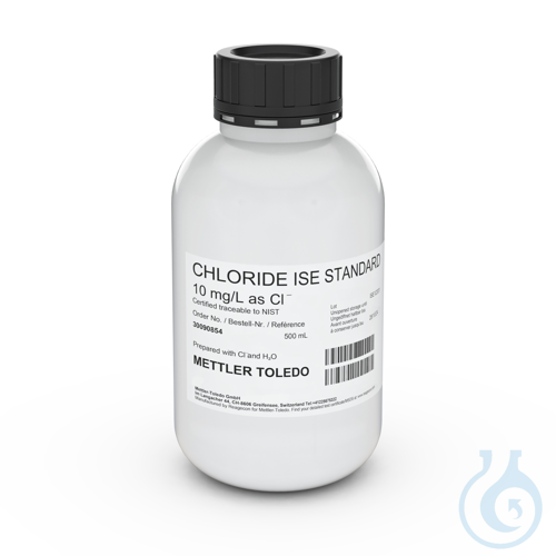 Image of ISE standard Cl 10 mg/L, 500mL - Luminix Health