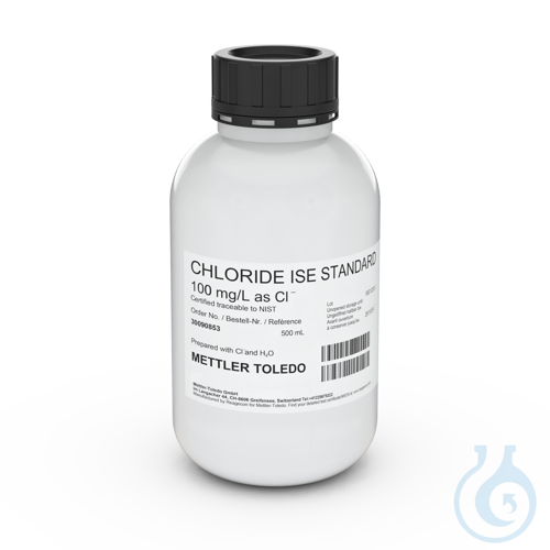 Image of ISE standard Cl 100 mg/L, 500mL - Luminix Health