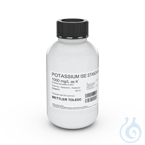 Image of ISE standard K 1000 mg/L, 500mL - Luminix Health