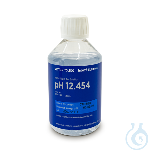 Image of NIST/DIN buffer pH 12.454, 250mL - Luminix Health