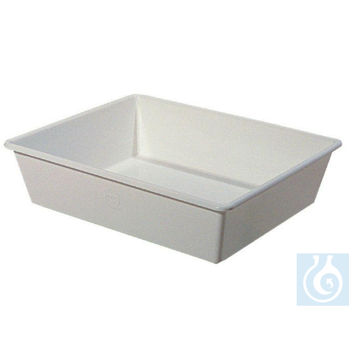 Photographic trays, white PP, dimension bottom: 500 x 700 x 150 mm - Luminix Health