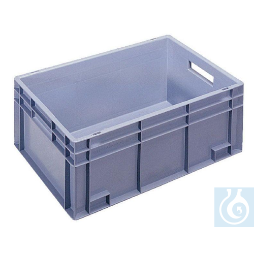 Stackable euronorm crate: 300 x 200 x 170 mm, 7 L, inside dim.: 260 x 160 x 150 - Luminix Health