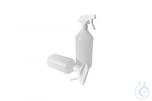 Spray bottles 500 ml, HDPE, properties: color: neutral. - Luminix Health