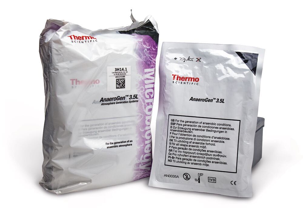 CampyGen, for a microaerophilic atmosphere up to 3,5 L