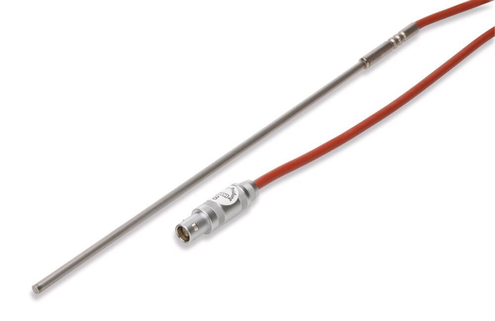 Pt 100 stainless steel measuring probe, L250 × D4 mm