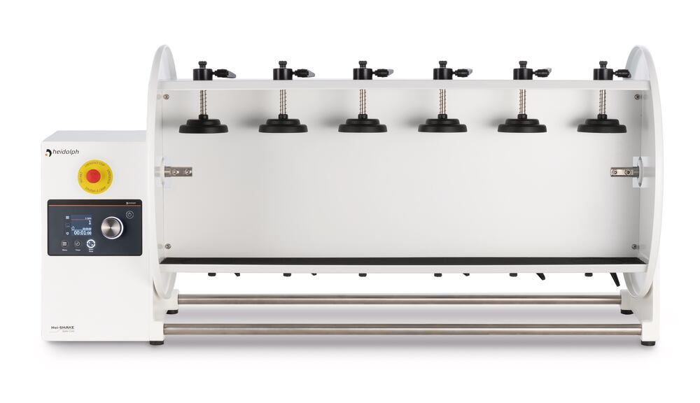 Overhead mixer Hei-SHAKE Salto Core 12, for 12 bottles, 1–32/min, Heidolph, art. 3LN4.1