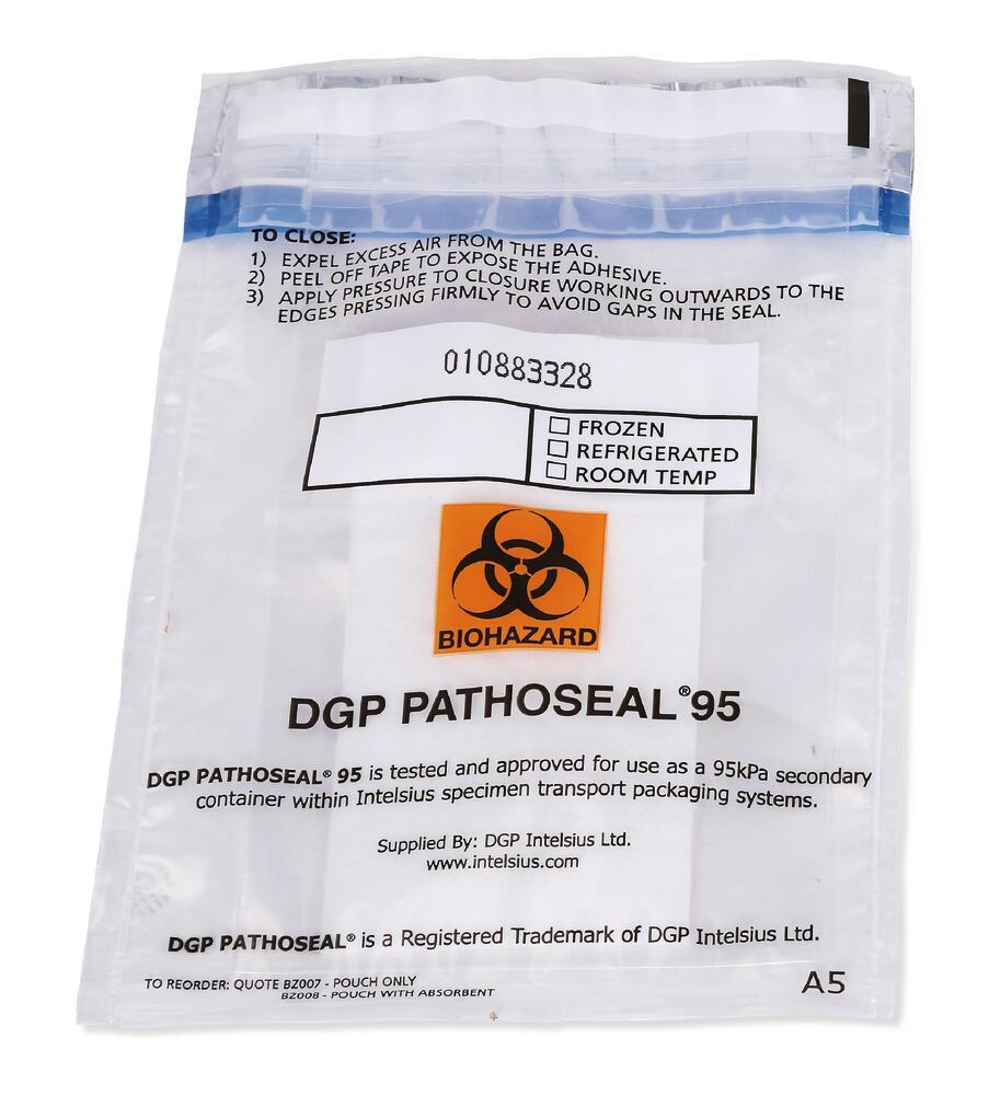 PathoSeal 95 mailing bags, A5, without absorbent pad, 100 pc(s)