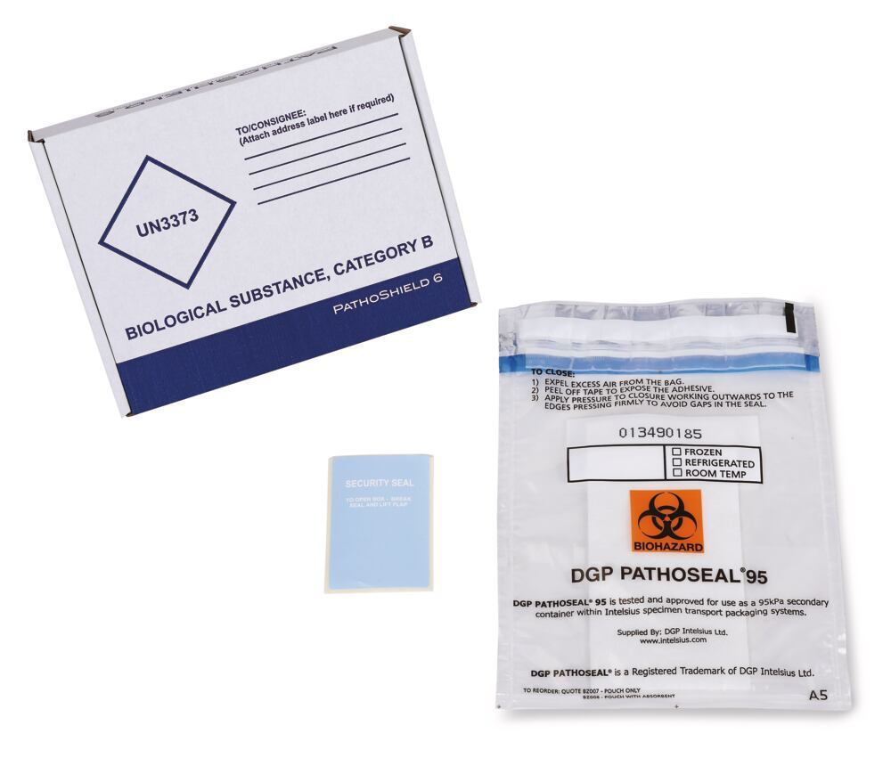 PathoShield shipping carton 191 x 145 x 43 mm