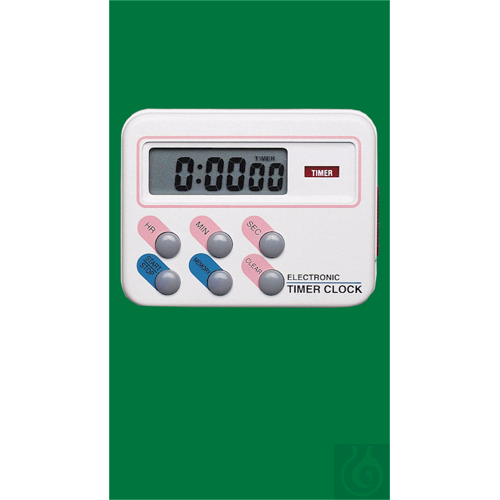 Timer Electronic Timer Clock, with loud alarm signal, timer up to 24 h, with