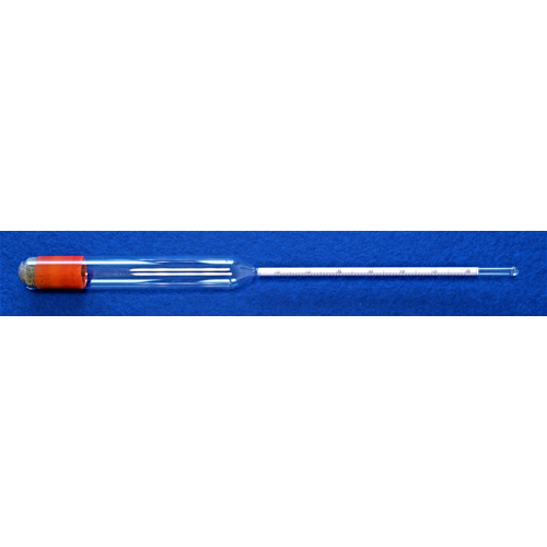 Density hydrometer, type 17, 1,660-1,720:0,001g/cm³, 300mm long, reference