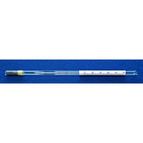 Hydrometer according to Baumé, 0-50:1/1°Bé, 250mm long, reference temperature