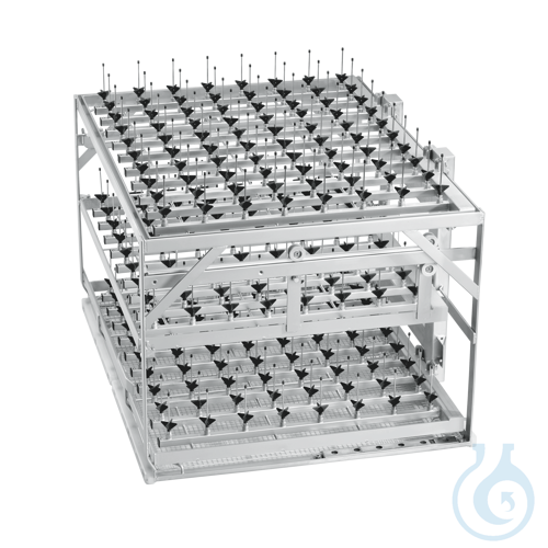 E950/1 Trolley, Mobile unit for the optimum loading of narrow necked glassware - Luminix Health