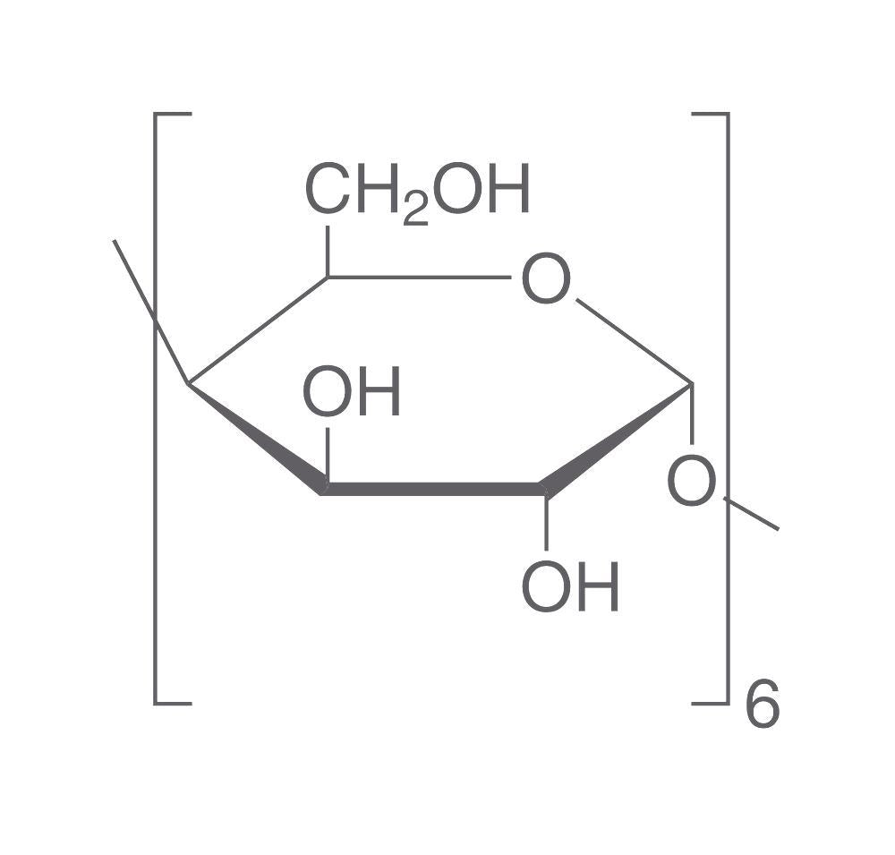 alpha-Cyclodextrin, min. 98 %, for biochemistry, 5 g, glass - Luminix Health