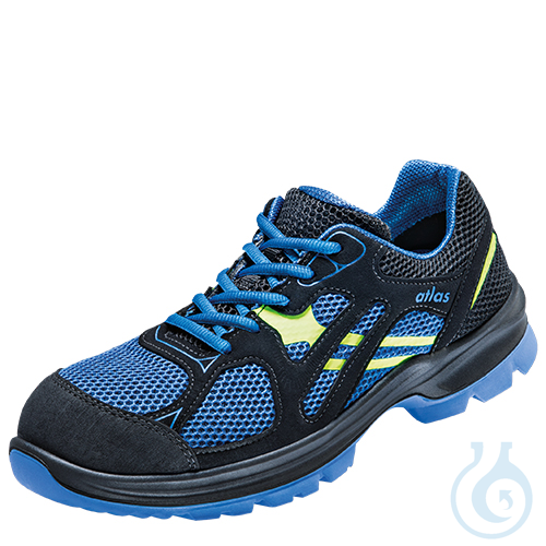 FLASH 4005 XP ESD - S1P - W10 - Gr.36, black, royal blue, neon-yellow - Luminix Health