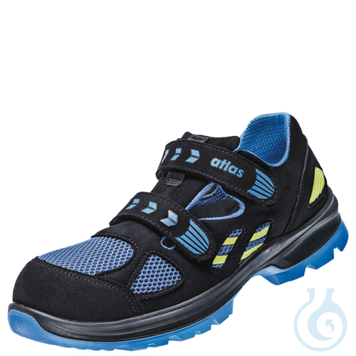 FLASH 4600 ESD - S1 - W12 - Gr.36, black, royal blue, neon-yellow - Luminix Health