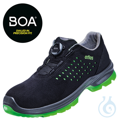 Image of SL 9205 XP BOA ESD - S1P - W10 - Gr.36, black, neon-green - Luminix Health