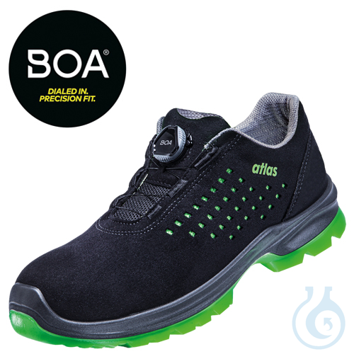 Image of SL 920 BOA ESD - S1 - W10 - Gr.36, black, neon-green - Luminix Health