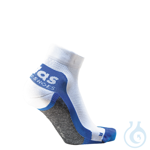 Image of ATLAS Sneaker Workwear Sock - Gr. 39-41, white/blue - Luminix Health