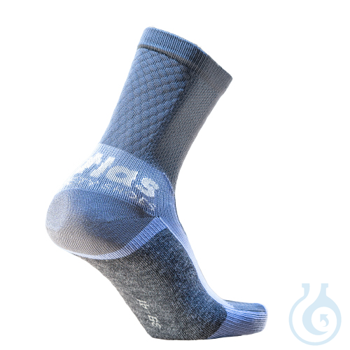 ATLAS Sporty Workwear Sock - Gr. 35-37, blue/black - Luminix Health