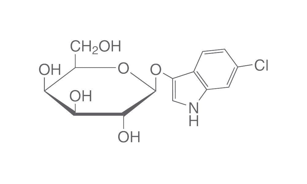 Image of 6-Chloro-3-indoxyl-beta-D-galactopyrano.
