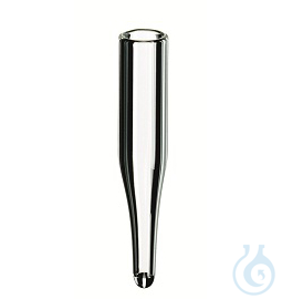 Image of ND9 0,1ml micro insert, 31x6mm, 15mm tip, silanized, 10x100/pac - Luminix Health