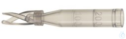 ND9 0,1ml PP Micro-Insert for Short Thread Vials w/ wide opening,29x6mm,10mm top - Luminix Health
