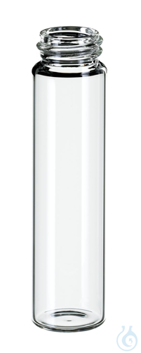 Image of 20ml screw-top vial, thread configuration 20-400, 86 x 22,7mm, clear glas