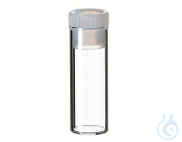 Image of 2ml Shell Vial, 31,5x11,6mm, clear, 12mm PE plug, transparent,1000/pac