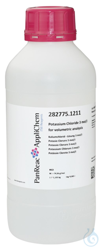 Image of Potassium chloride - Solution (3 M),1 L - Luminix Health