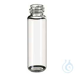 Image of ND20/ND18 20ml Headspace-Vial,75,5x23mm, clear, rounded bottom,screw thread ND18 - Luminix Health