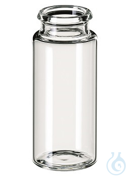 10ml Snap Cap Vial ND1850 x 22mm, clear glass, 3rd hydrolytic class, 10 x 100 pc - Luminix Health