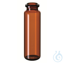 ND20/ND18 20ml Headspace-Vial, 75,5x23mm, amber, rounded bottom, 10 x 100 pc - Luminix Health