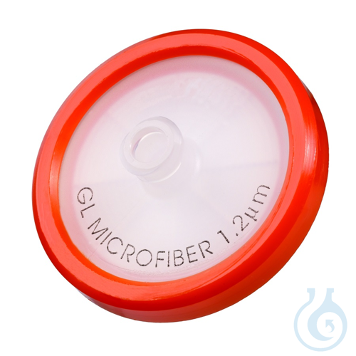 Image of 30mm HPLC Syringe Filter ProFill, GMF, 1.2 µm, orange, 100 pc/PAK