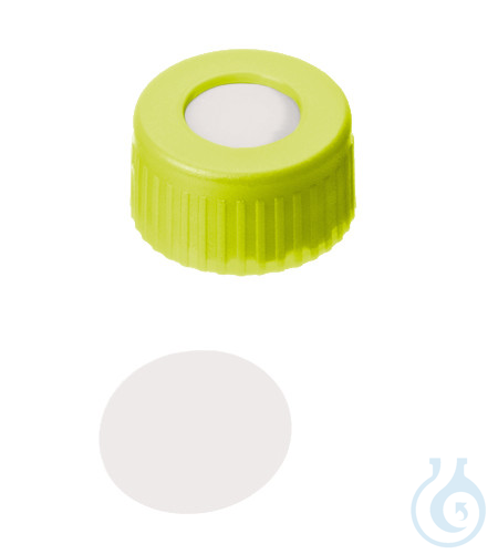 Image of ND9 PP Short Thread Cap, yellow, 0,2mm, 10 x 100 pc - Luminix Health