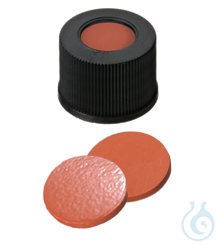 Image of ND10 PP cap, Natural Rubber red-orange/TEF transparent - Luminix Health
