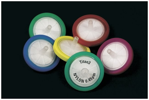 Image of Titan3, HPLC FILTER NAVY BLUE30mm 1.0um PTFE MEMBRANE - Luminix Health
