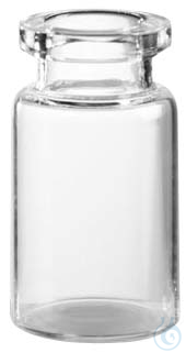 10ml injection vial, 45x24 mm, clear glass, 1st class glass, 154 pc/PAK. - Luminix Health