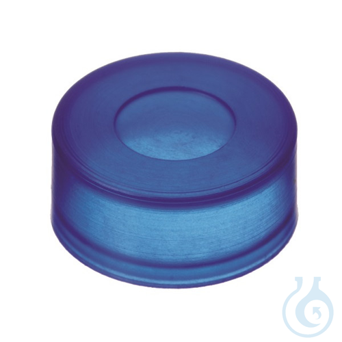 Image of 11 mm PE push on cap, transparent, with thinned puncture, 1000 pc/PAK - Luminix Health