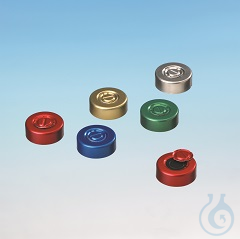 ND20 Al crimp seal, blank roll., middle rear-off, 10 x 100 pc - Luminix Health