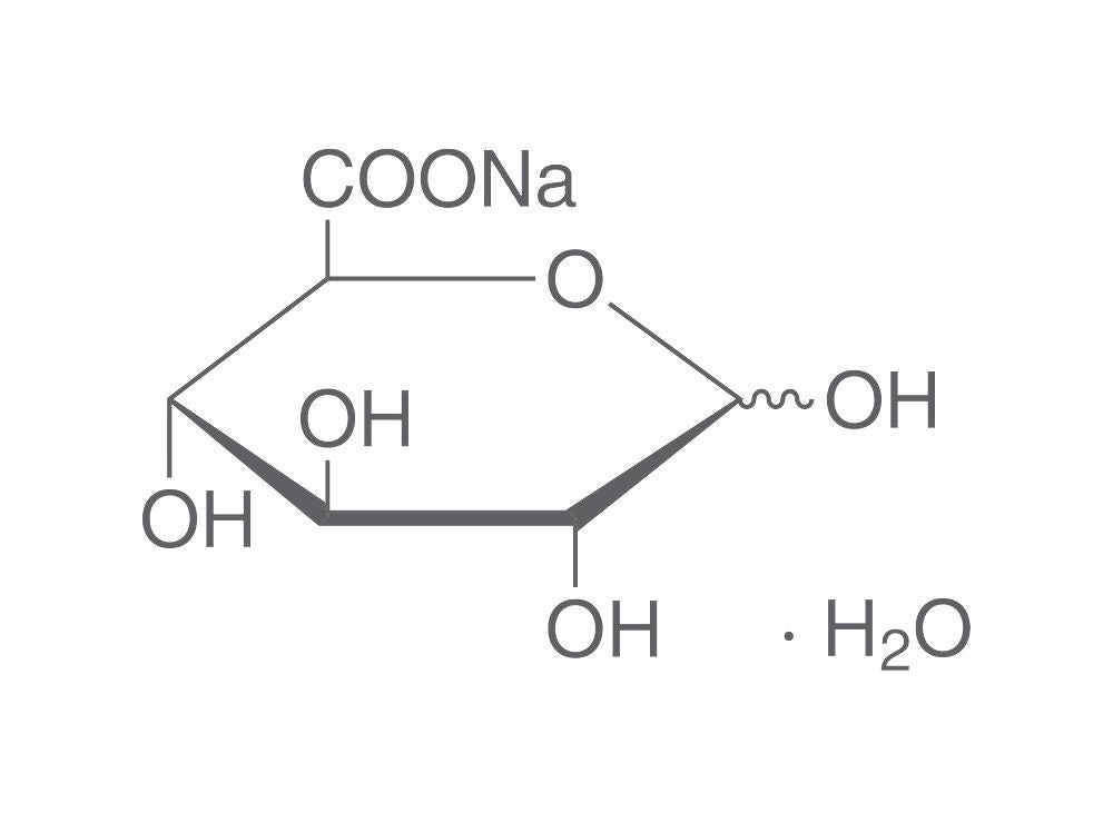 D-Glucuronic acid sodi. salt monohydrate, min. 99 %, for biochemistry, 10 g - Luminix Health