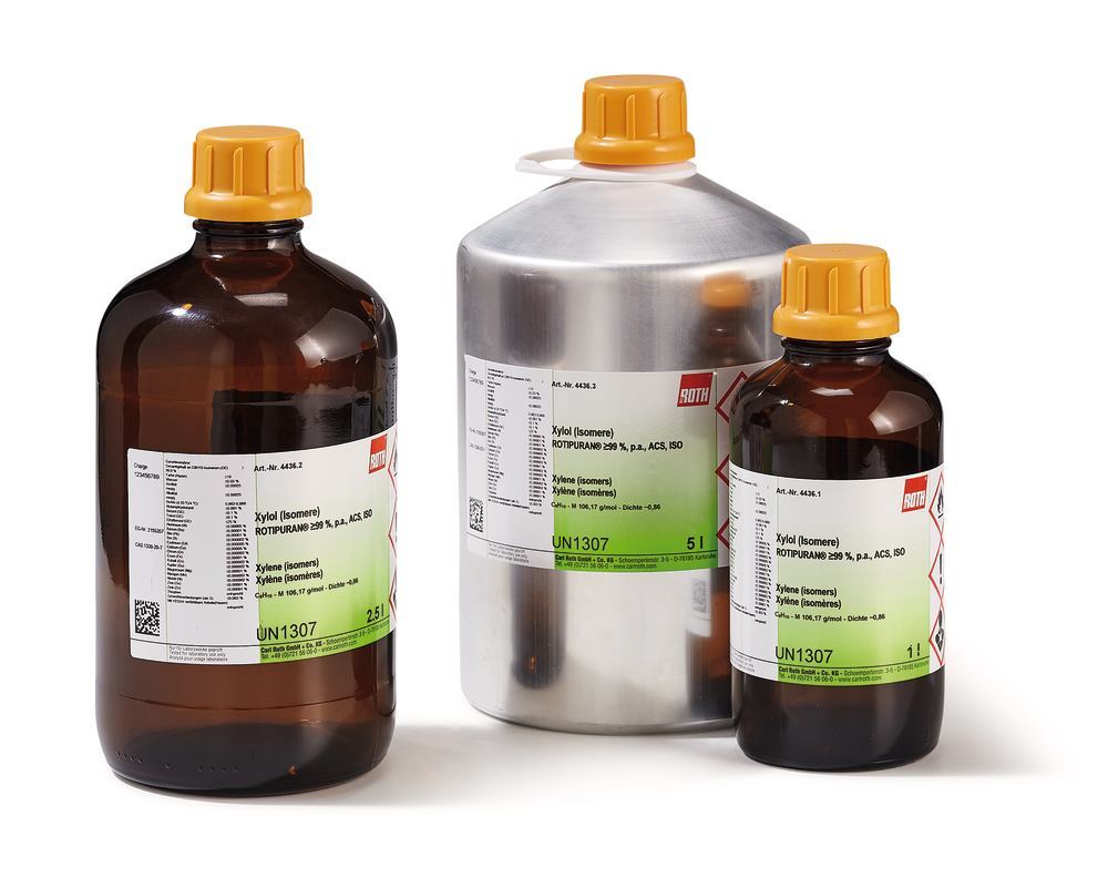 Xylene (isomers), ROTIPURAN®, min. 99 %, p.a., ACS, ISO, 1 l, glass - Luminix Health