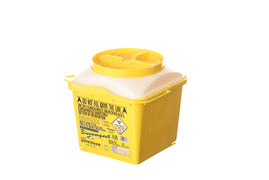 Cannula disposal box Biocompact 1.8 litre