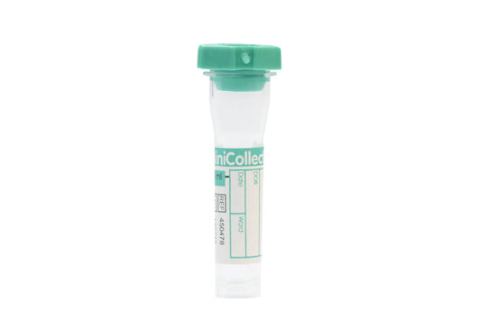 MiniCollect® tubes 0.8 ml LH lithium heparin Sepa