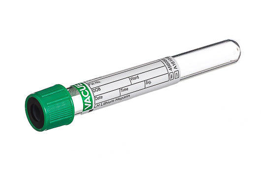 VACUETTE® tube 6 ml LH lithium heparin 13x100 gr