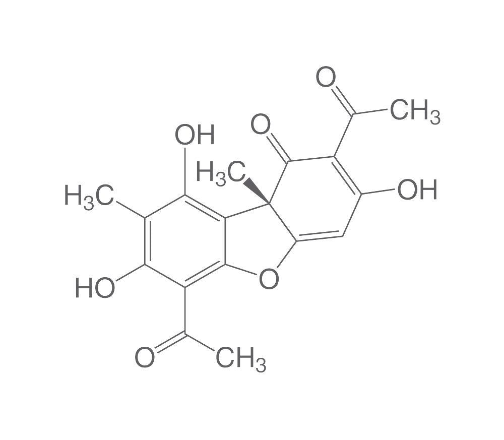(+)-Usnic acid, ROTICHROM® CHR, 10 g, plastic - Luminix Health