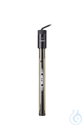 F 800 DIN, Combined Fluoride selective electrode, with 3.3 ft (1 m) cable, DIN p